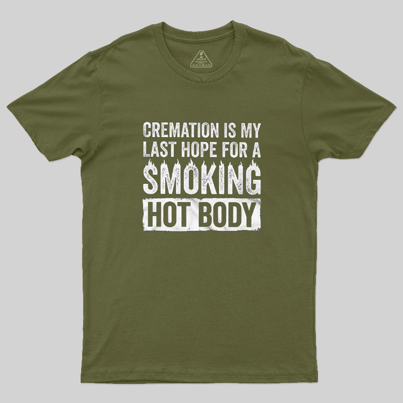 Cremation Smoking Hot Body Funny Car Lover Vintage Graphic T-Shirt