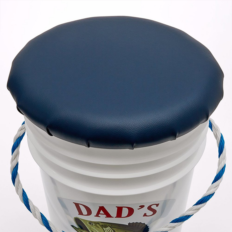 Personalized Dad's Fishing Pail Custom Fishing Seat with Name Bucket with Seat Collection The Angler Fishing Lover Gift for Dad Grandpa 
