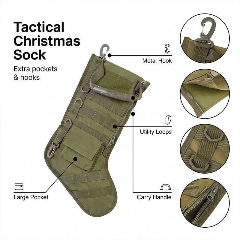 Personalized Tactical Christmas Stockings for Dad Grandpa Custom Camouflage Christmas Stockings Name Christmas Stockings Dog Stockings Gifts for Soldiers Veterans