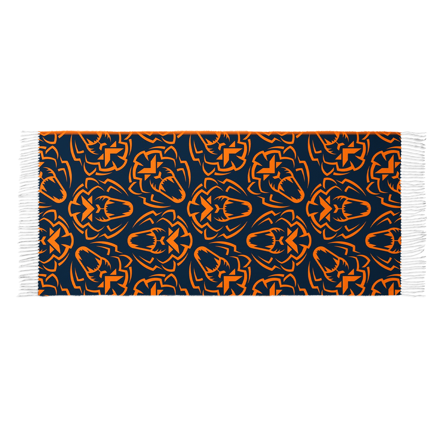 Max‑Inspired Beast Graphic Fringed Fan Scarf Grand Prix Racing Wrap Max Verstappen Supporter Poncho With Tassels