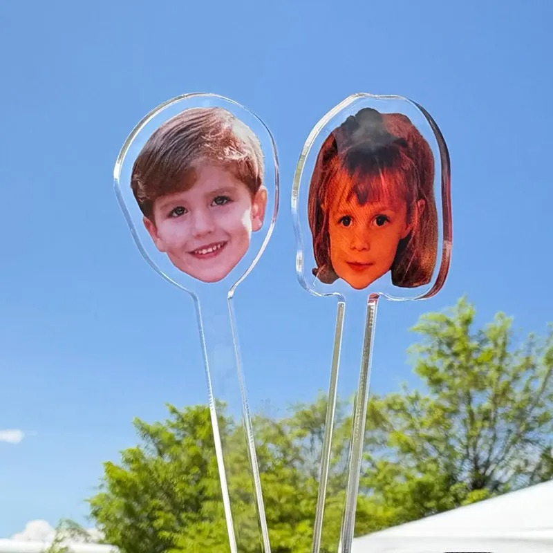 Personalized Kids Face Drink Stirrer Funny Birthday Gift Funny Photo Gifts