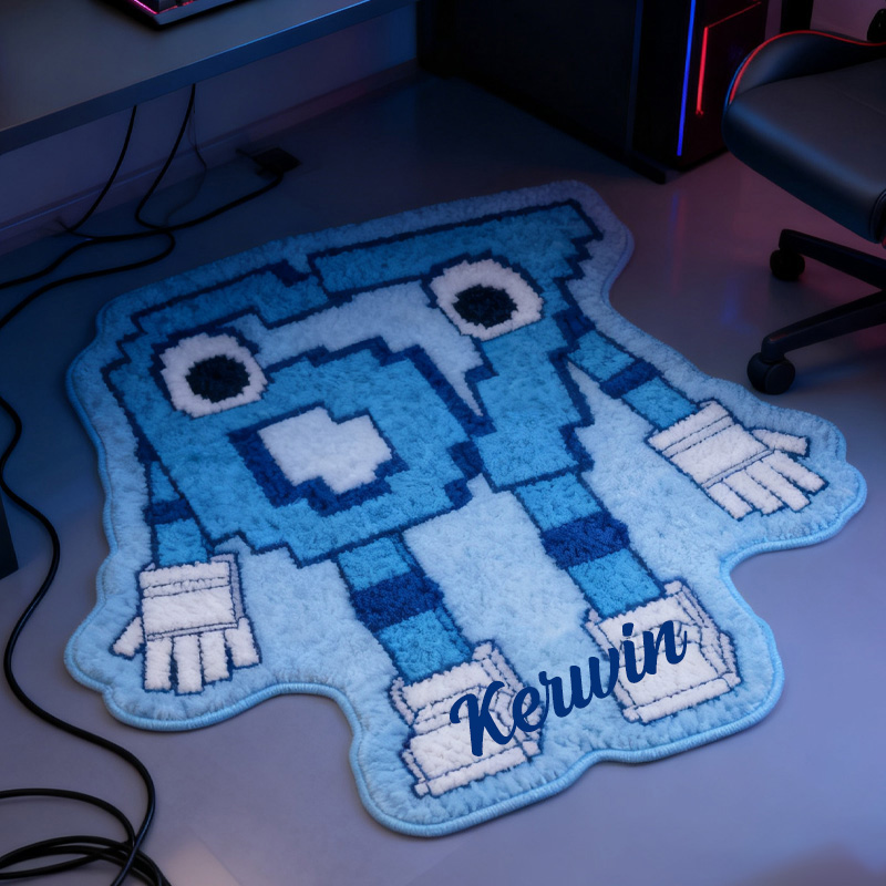 Personalized 67 Meme Rug Doormat Gamer Room Decor Gift for Game Geek Lover