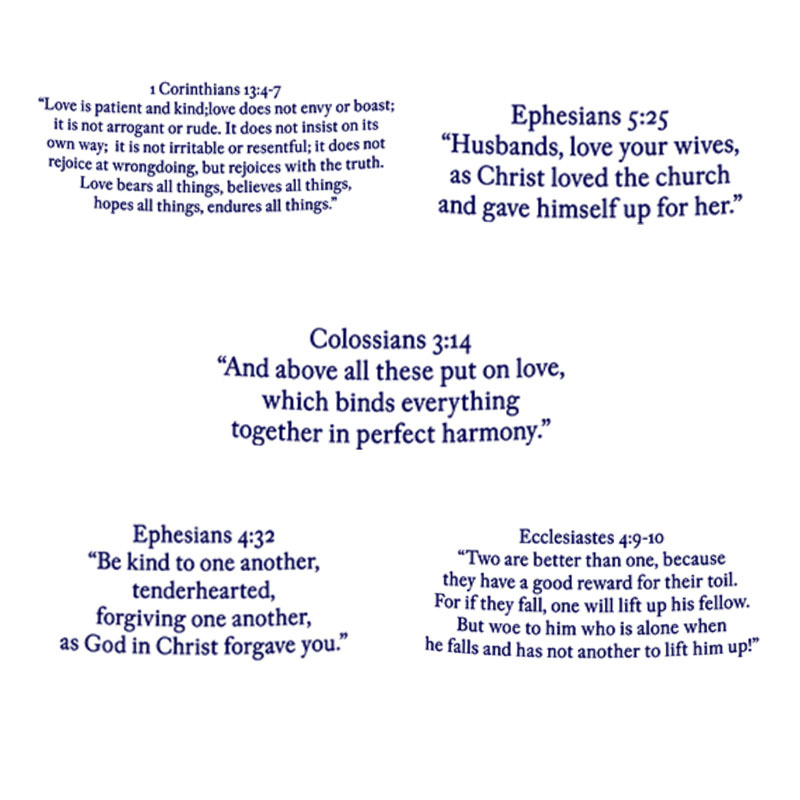 Personalized Toile de Jouy Faith & Love 11oz Ceramic Mug with Custom Initial and Name Bible Verse Coffee Cup Wedding Gift Valentine Gifts for Couple