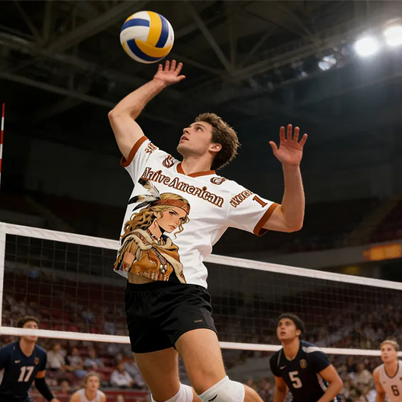 Personalized Sport-Themed Native American-Inspired Jersey with Custom Number for Sport Fans