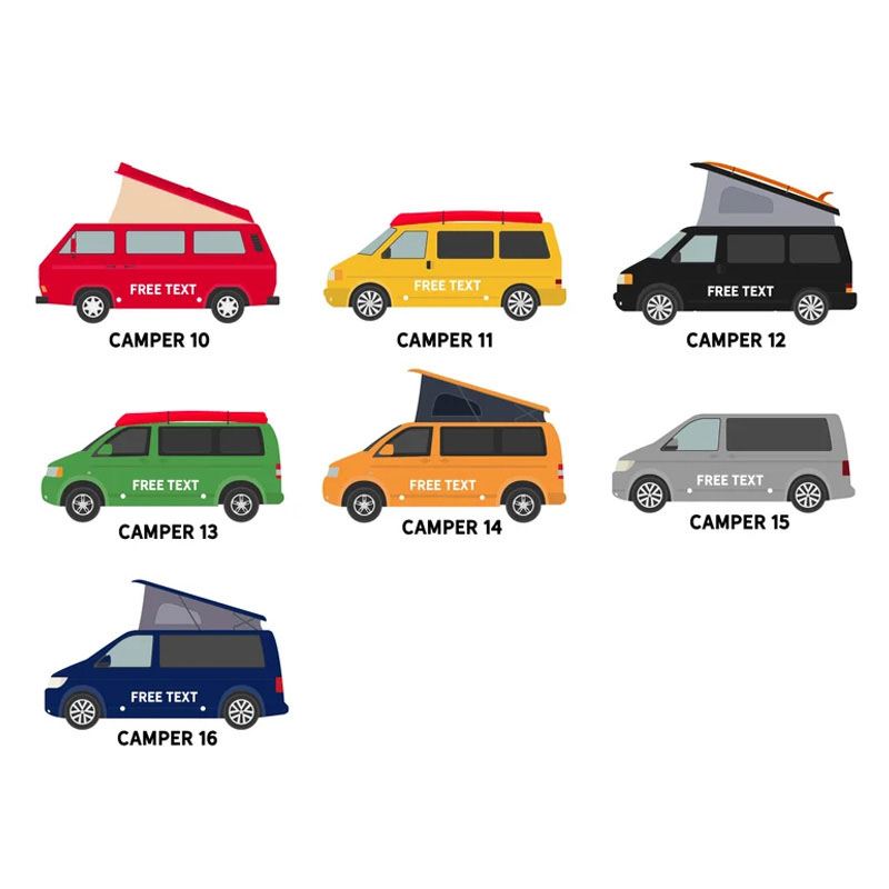 Personalised 3D printing Campervan Key Hook Custom Rv Key Hook Campervan Wall Decor Outdoor Adventure Lover Gift