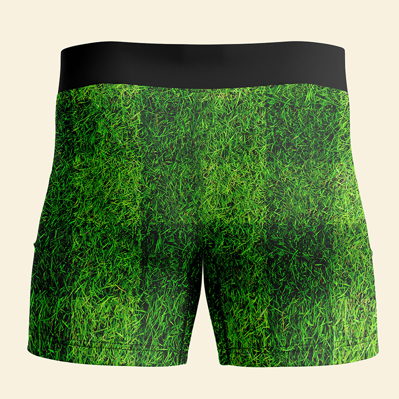 Personalized Football Boxers "Take Me Out to the Ball Game" with Custom Name and Fun Design for Sports Fans Valentine's Day Gift for Men