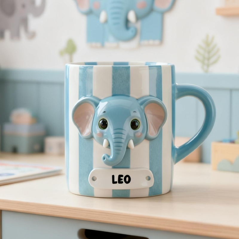 Personalized Beautiful Animals Accent Mug Animals Lover Gift Birthday Gift