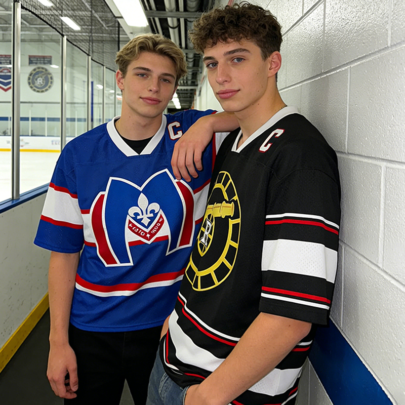 Personalized HR Hockey Jersey Custom Number and Name Back Print for Hockey Lover