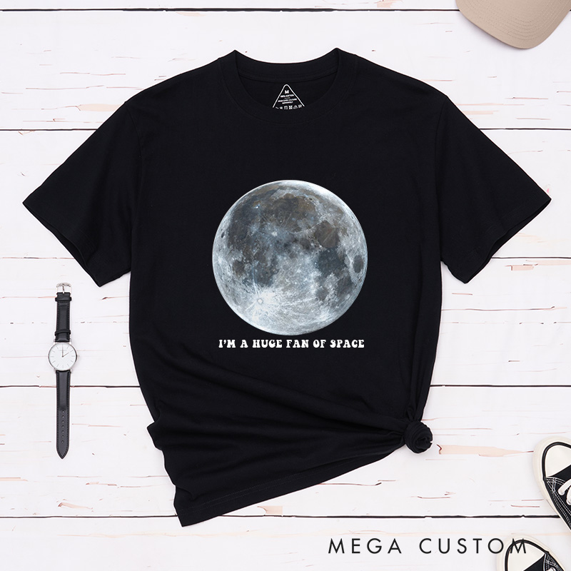 Personalized Solar System Planet Kid Adult T-shirt with Custom Text for Space Geek Lover
