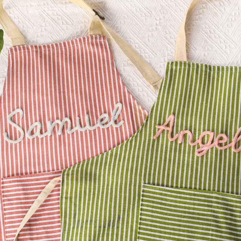 Personalized Cooking Apron with Pocket Custom Apron Kitchen Apron Gift for Mom Gift for Her Gift for Cooking