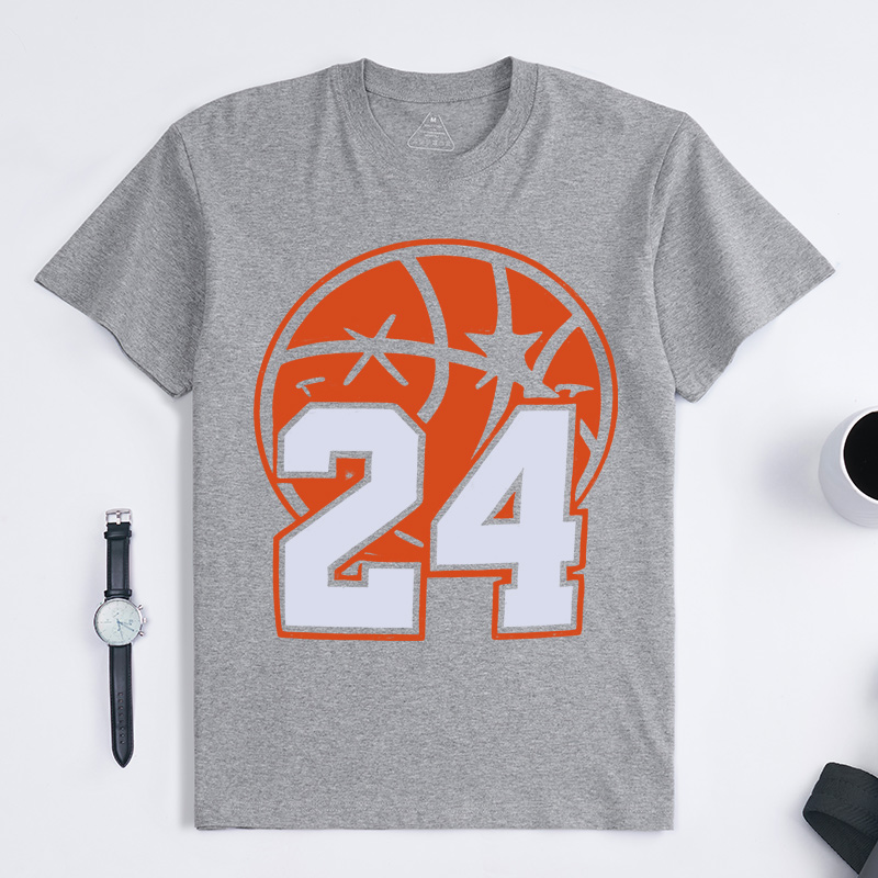 Personalized Basketball T-Shirt Basketball Smile Face with Custom Number