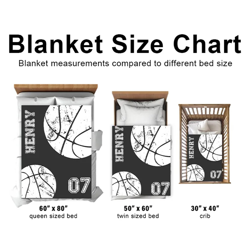 Personalized Soccer 3D Themed Blanket with Custom Name for Fans Gifts