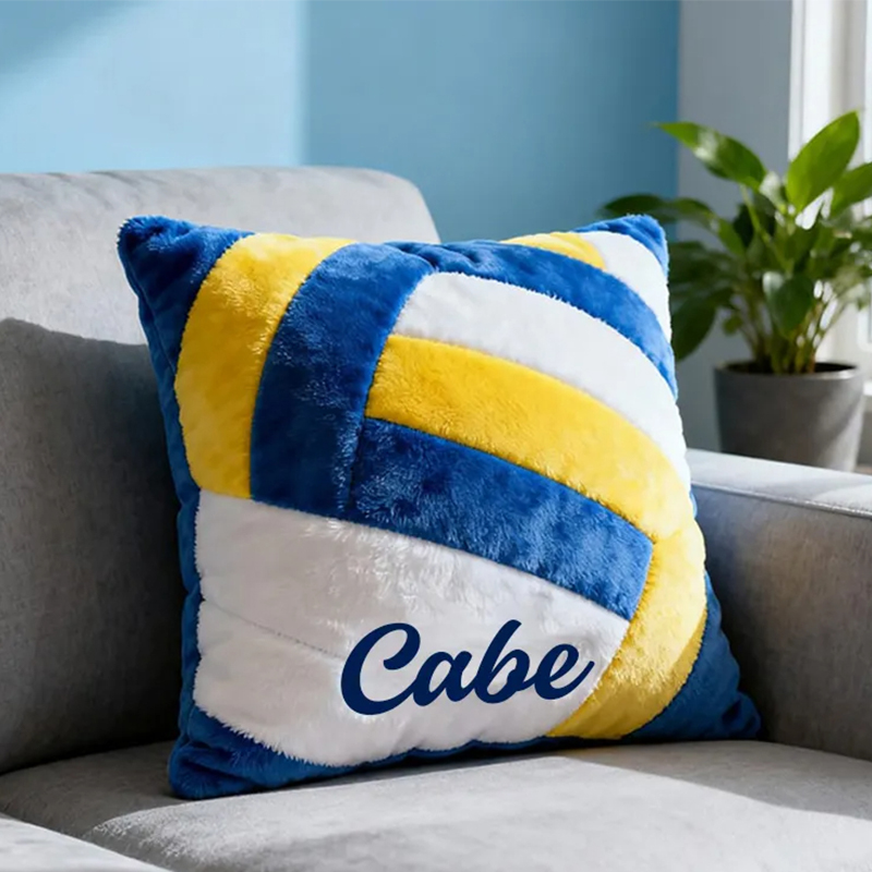 Personalized Graphic3DPrint Volleyball Pillow with Custom Name for Kids and Sports Fans  