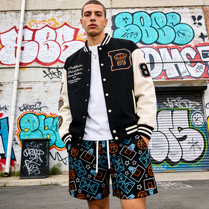 Personalized Basketball Court Print Shorts for Streetball Enthusiasts and Basketball Fans