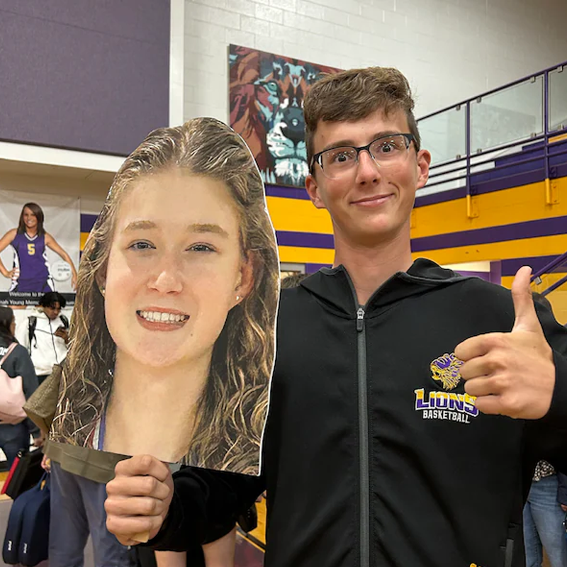 Personalized 1pc Big Head on a Stick Funny Face Cutout for Birthday Party Waterproof Plastic Photo Prop Photo Booth