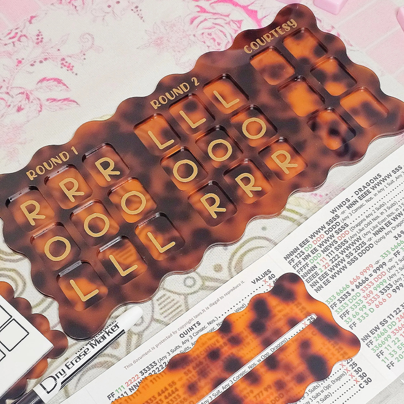 [Copy]Personalized Mahjong Practice Board, Mahjong Beginner, Charleston, Mahjong Accessories, Mahjong Tiles