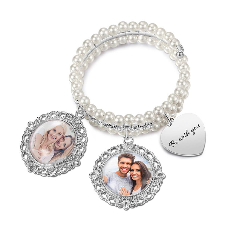 Personalized Bridal Wedding Bouquet Charm Wedding Bouquet Charm Wedding Memorial Gift Bridal Shower Gift Wrapping Around Bouquet Charm