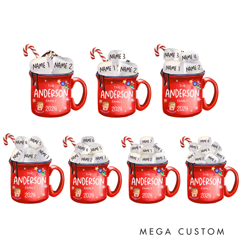 Personalized Classic Movie Inspired Marshmallow Christmas Ornament 2025 Acrylic Family Ornament Movie Christmas Gift Film Xmas Gift Christmas Decor