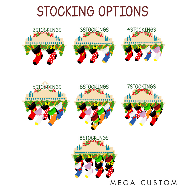 Personalized Dreamy Family Stocking Christmas Tree Ornament 2026 Acrylic Ornament Movie Christmas Gift Film Xmas Gift Christmas Decor