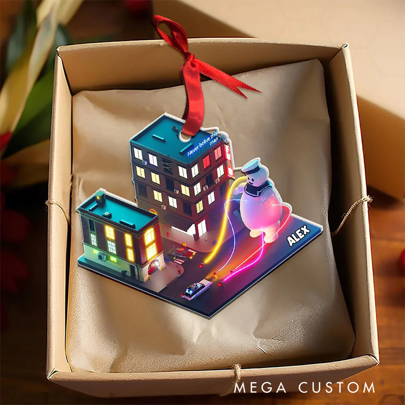 Personalized Hunting Movie Fan 2D Flat Acrylic Ornament Movie Christmas Gift Film Xmas Gift Christmas Decor