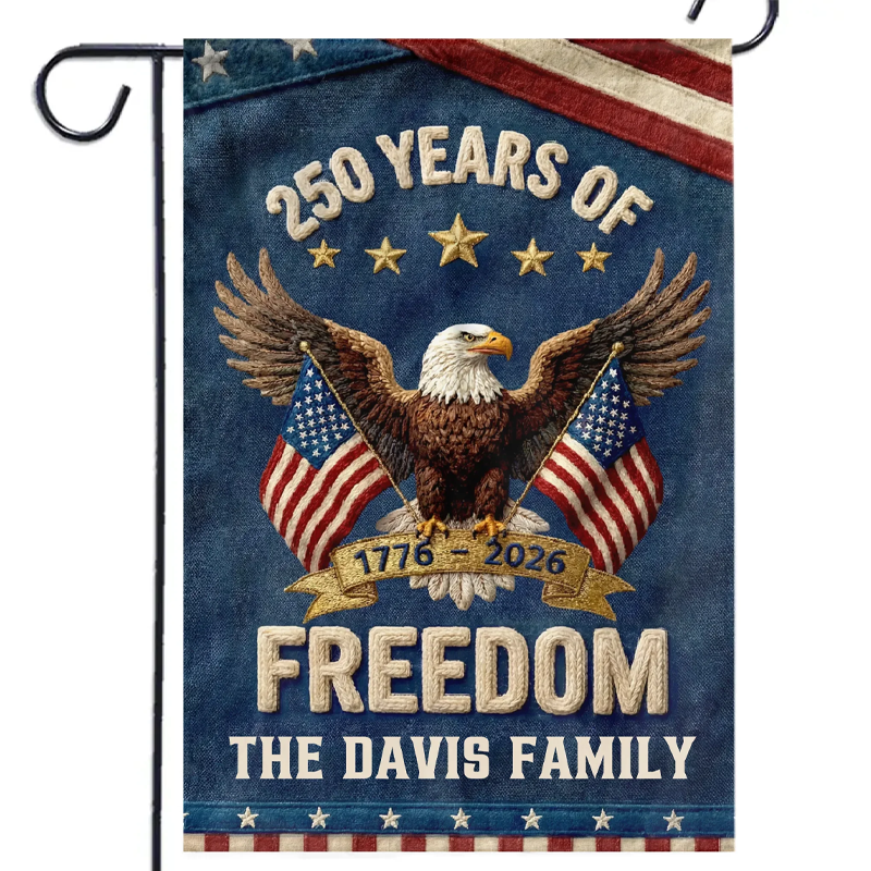 Personalized America 250th Flag Anniversary Gifts for Mom Dad Brother Sister Kids Family Is Our Home