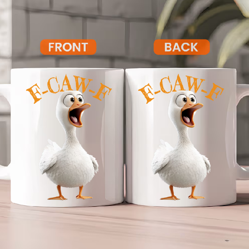 Personalized Funny Mug Humorous Crow Mug