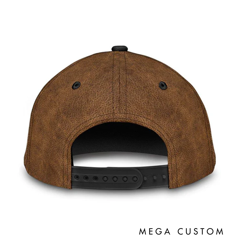 Personalized Name 3D Print Baseball Cap With Adjustable Snap for Music Lover Perfect Music Lovers Guitar Lovers Custom Gift Hat