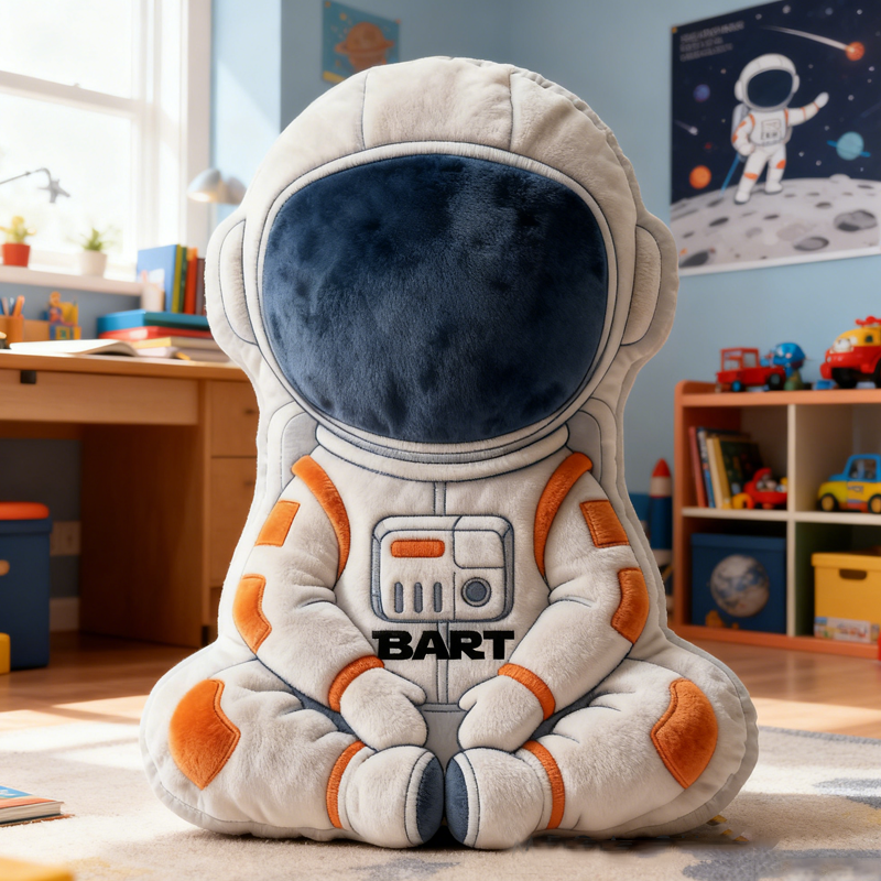 Personalized Outer Space Pillow Space Enthusiasts Pillow for Kid Children's Room Decorative Cushions