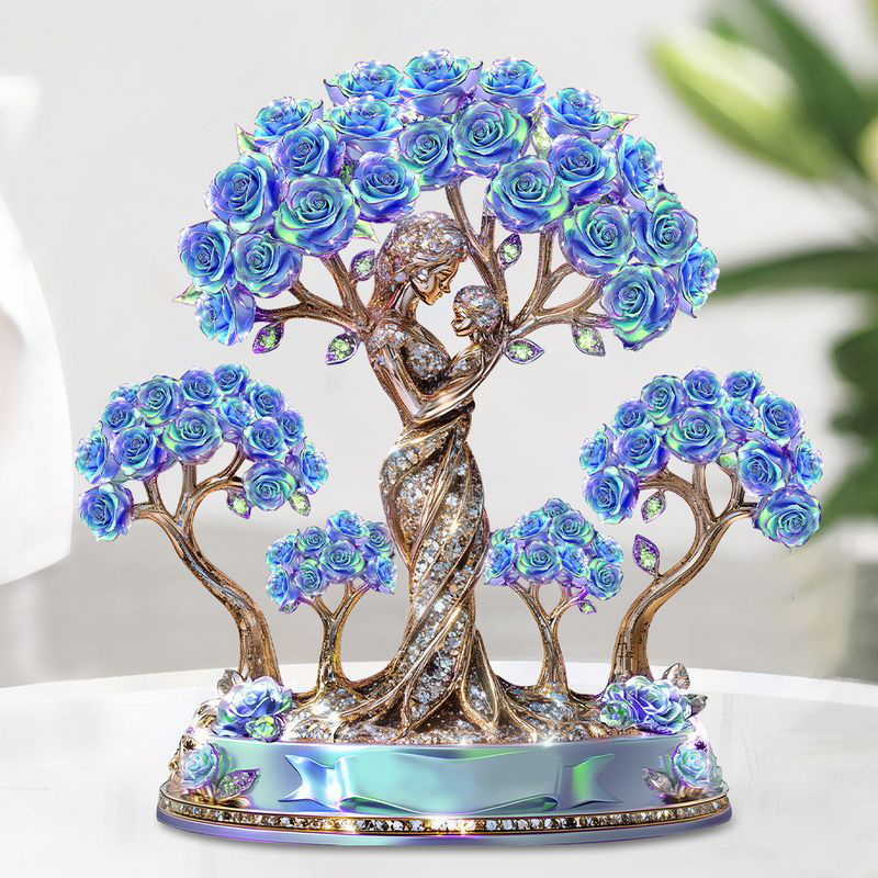 Personalized Mother The Love Between Mother and Her Kids Shaped Acrylic Plaque Unique Gift for Grandma Mom