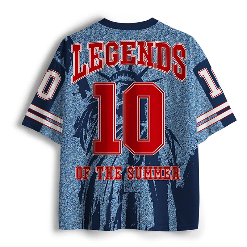 Personalized Glory In '94 Mesh Football Jersey Custom Number Statue for Patriots and Sports Fans