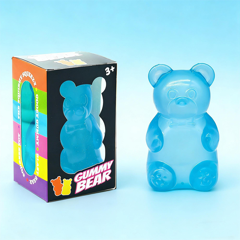 Personalized Bear Squishy Stress Toy Gummy Bear Squishy Toy Cute Bear Stress Reliever Anxiety Relief Gift