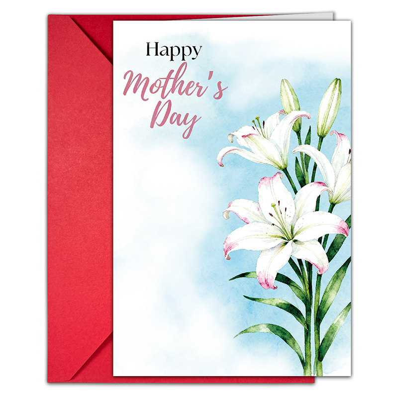 Mothers Day Card Floral Mothers Day Cards Flower Card for Mom  Mothers Day Gift  Happy Mother's Day