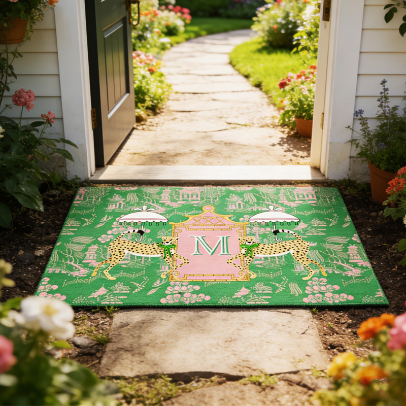 Monogram Welcome to the Crack House Mahjong Tiles Welcome Doormat Birthday Gift Mahj House Decor Mahjong Outdoor Mat Housewarming Gift Mahjong Lover Player Gamer Gift
