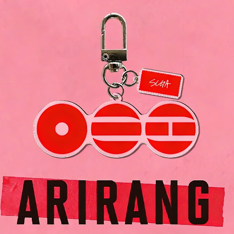 Personalized 2026 World Tour ARIRANG Acrylic Keychain with Member Name Tag for ARMY