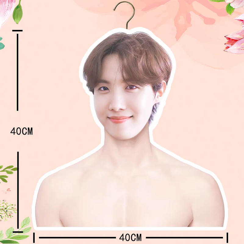 Personalized BTS Merchandise Human-Shaped Clothes Rack K-Pop Clothes Rack for ARMY