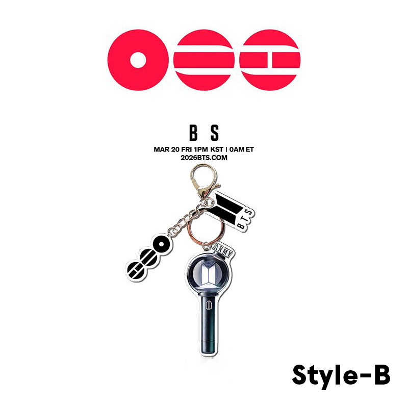 BTS Flat Acrylic Keychain Support Gift Retro Style Decorative Keychain