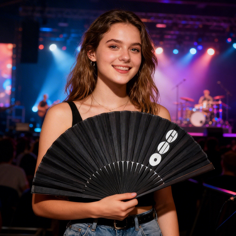 Kpop Inspired Folding Fan Concert Fan Kpop World Tour Members Reusable