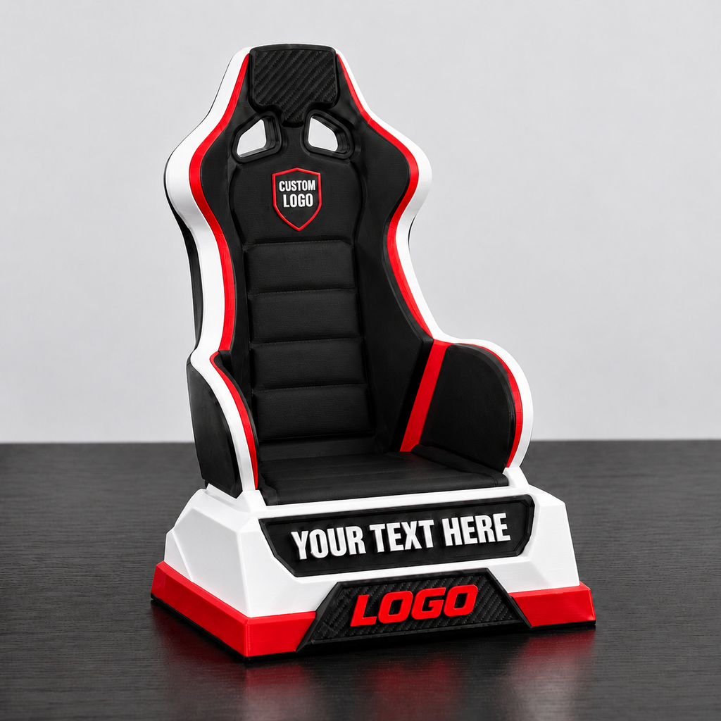 Formula 1 Racing Seat Style Card Display Stand, Compatible with Standard PSA Graded Slabs & Racing Trading Cards