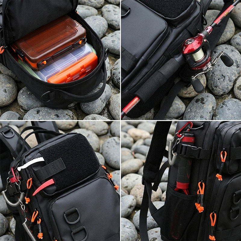 Personalized Rell Cool Dad Fishing Backpack Custom Tackle Bag Angler Gear Organizer Outdoor Waterproof Rucksack Fisherman Gift for Paopa