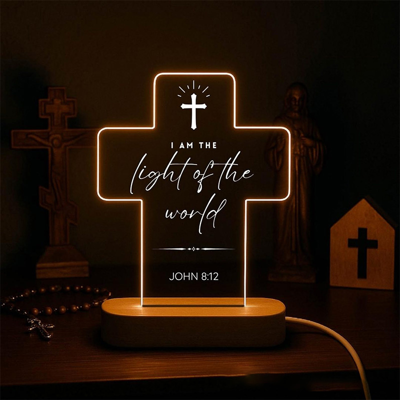 Personalized God Knew My Heart Needed You LED Night Light with Name & Date Heart Shaped Lamp Valentines Day Gift Anniversary Gift for Couple