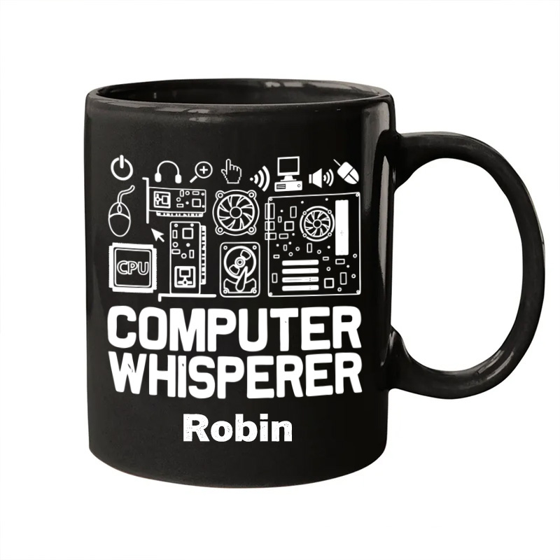 Personalized Computer Whisperer Mug It Tech Support Nerds Geek Mug Geek Professional Humor Gift