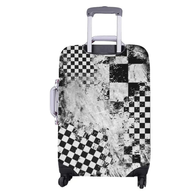 Personalized Cheerleader Girls Luggage Cover with Silhouette and Custom Name Cheerleader Gifts for Vacations or Trips  