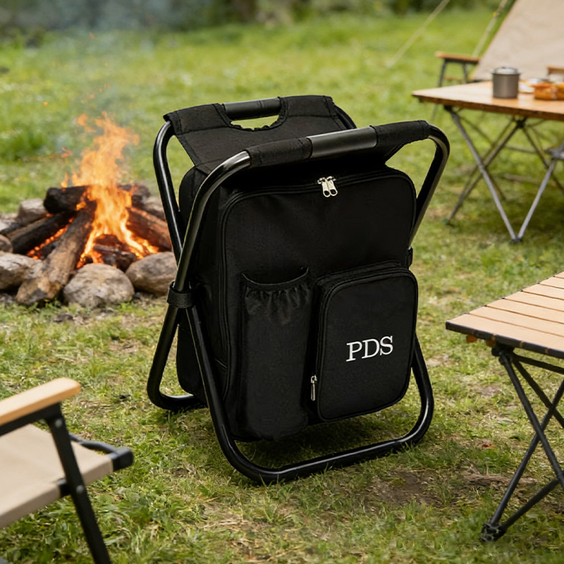 Personalized Backpack Cooler Chair Custom Cooler Gifts for Camping Birthday Present Tailgate