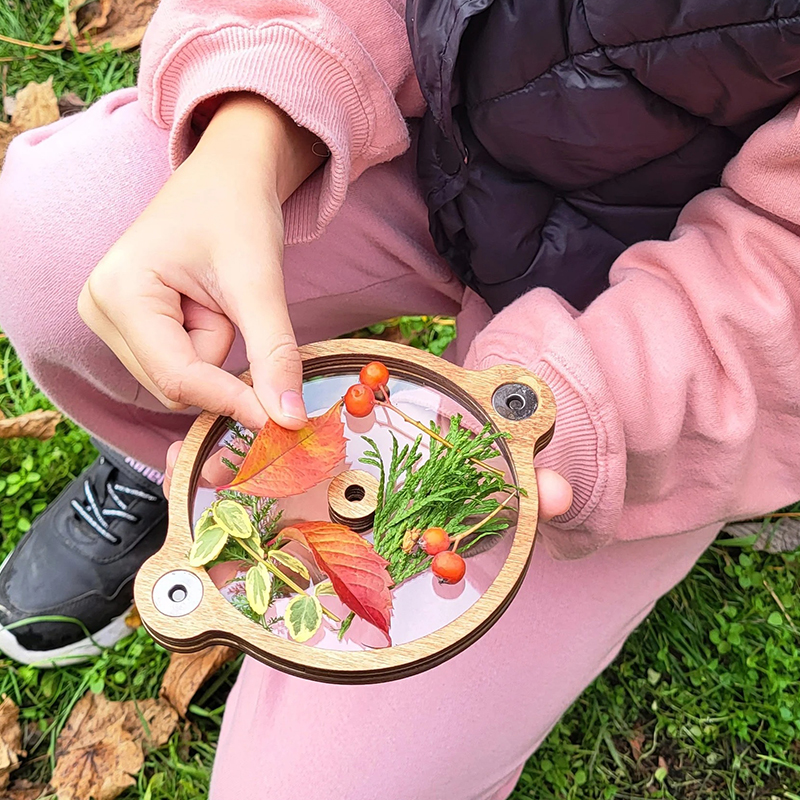 Personalized DIY Wooden Kaleidoscope for Kids Custom Name Creative Exploration  and Imaginative Fun