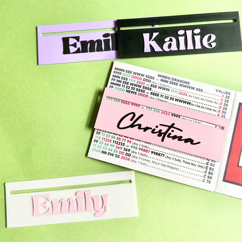 Personalized Mahjong Line Reader Mahjong Gifts Custom Mahjong Line Finder Mahjong Lover Gift Mah Jongg Tournament Gift