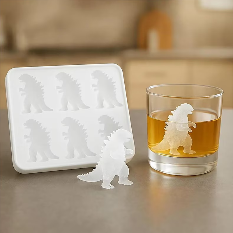 Dinosaur Ice Cube Silicone Mold Creative Dinosaur Ice Box Making Tools Perfect Gift for Dinosaur Lovers