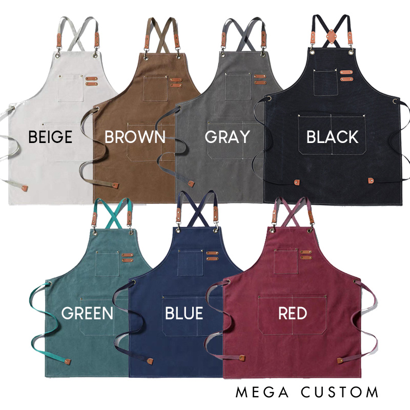 Personalized May The Forks Be With You Canvas Apron Funny Geek Workshop Apron Bartender's Apron  Barbeque Apron Chef Apron for Movie Lovers