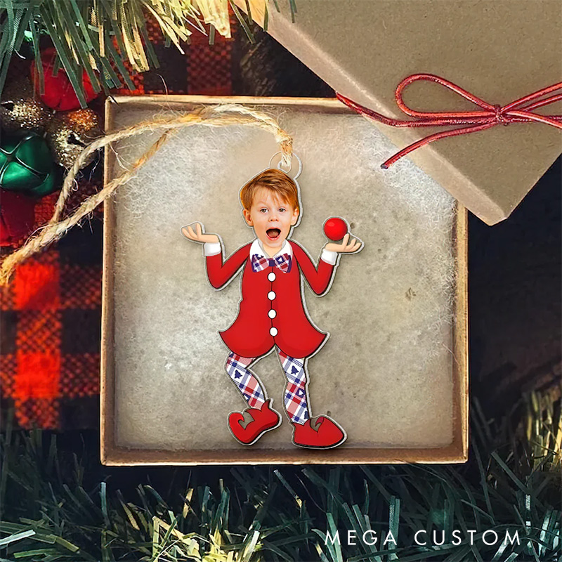 Personalized Funny Movie Photo 2D Flat Acrylic Ornament Movie Christmas Gift Film Xmas Gift Christmas Decor