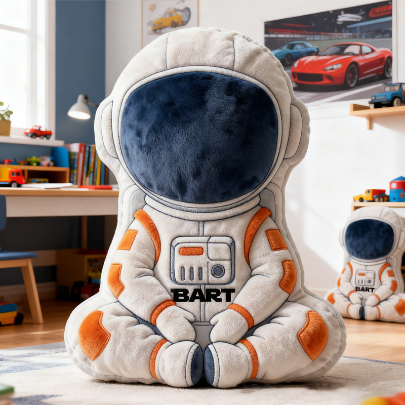 Personalized Outer Space Pillow Space Enthusiasts Pillow for Kid Children's Room Decorative Cushions