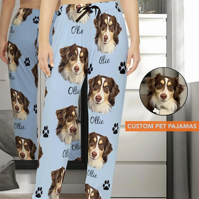 Personalized Name Horse Face Pattern Pajama Personalized Horse Pajama Set for Family Birthday Gift Gift for Horse Lovers Animal Lovers